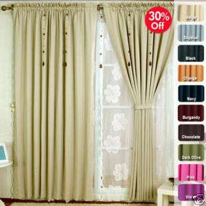 Thermal Insulated Blackout Curtain 84L 1Pair (2 panel)  