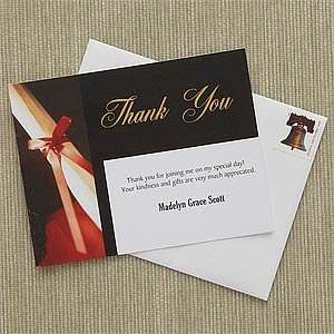  Personalized Graduation Thank You Cards   Diploma Health 