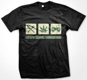   Stoner Weed Marijuana 420 Smoke Joint Bong Drugs Mens T Shirt  