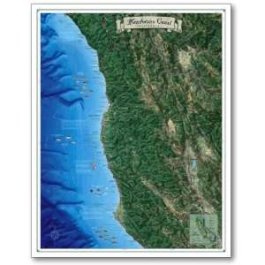  Map of the Mendocino Coast, California