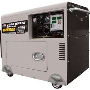All Power America Diesel Generator with Electric Start   7000 Surge 