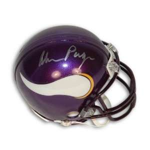  Autographed Alan Page Minnesota Vikings Mini Helmet 