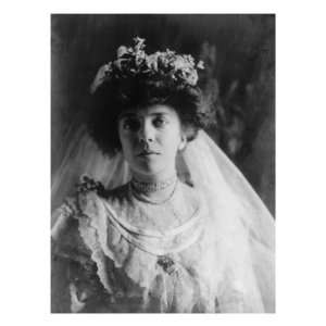  Alice Roosevelt, in Wedding Gown, for Her Marriage to Ohio 