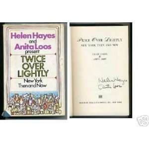  Helen Hayes Anita Loos Rare Signed Autograph Book   Sports 