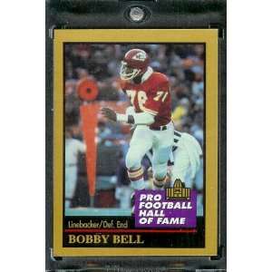  1991 ENOR Bobby Bell Football Hall of Fame Card #10   Mint 