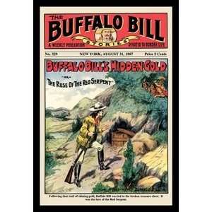 The Buffalo Bill Stories Buffalo Bills Hidden Gold   16x24 Giclee 