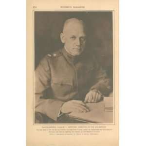  1919 Print Major General Charles T Menoher: Everything 
