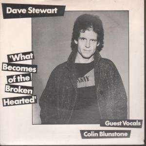   VINYL 45) UK STIFF 1980 DAVE STEWART WITH COLIN BLUNSTONE Music