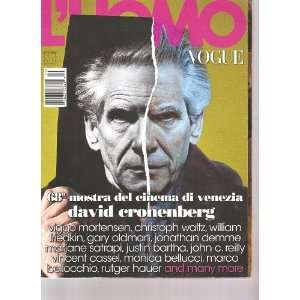   uomo Vogue Magazine (David Cronenberg, September 2011): Various: Books