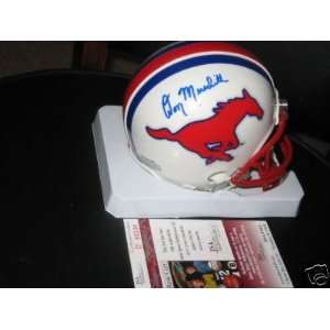 Don Meredith Signed Mini Helmet   smu Jsa coa   Autographed NFL Mini 