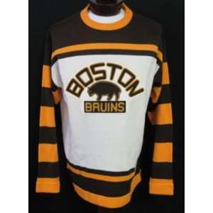  Eddie Shore Boston Bruins Jersey L Ebbets Flannel: Sports 