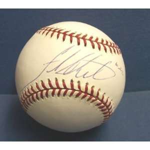 Frank White Autographed Baseball 