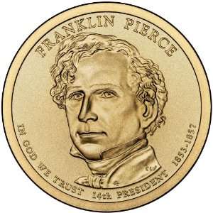  Franklin Pierce Us Presidential Dollar One Coin Only Toys 