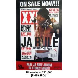 JA RULE XXL Magazine Cover 24x36 Poster