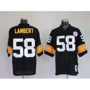 Jack Lambert #58 Pittsburgh Steelers Replica Throwback NFL Jersey 