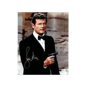  Roger Moore as James Bond 007 Autographed 8 x 10 