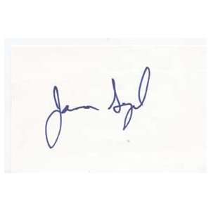JASON SEGEL Signed Index Card In Person