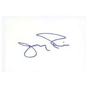 JEREMY PIVEN Signed Index Card In Person