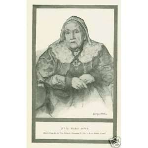  1907 Author Julia Ward Howe Battle Hymn of the Republic 