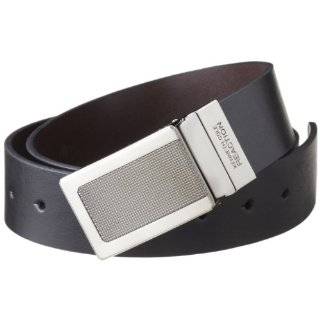 Kenneth Cole REACTION Mens Reversible Plaque Buckle Belt by NAUTICA