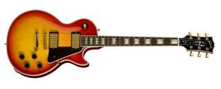  Gibson Les Paul Custom Electric Guitar, Cherry Sunburst 