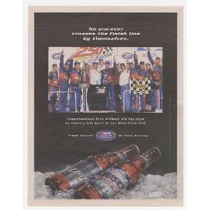  2004 Mike Wallace NASCAR Winn Dixie 250 Busch Beer Print 