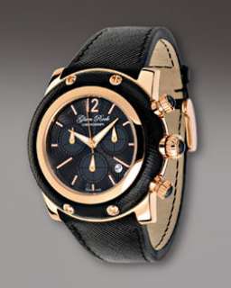 Y0H1S Glam Rock 46mm Miami Chronograph Watch, Black