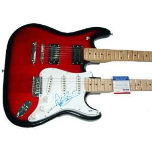 Paul Simon Autographed Signed Doubleneck Guitar PSA/DNA