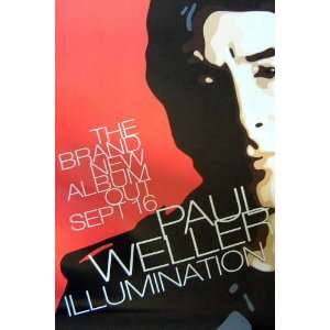 Paul Weller Illumination   Original Promotional Poster