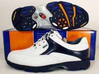 Mens Etonic Gore Tex Waterproof Golf Shoes Size 7 White/Black GSCGT1 