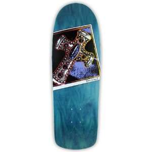  Powell Ray Underhill Cross Teal Stained Mini Deck (9.50 x 