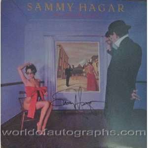 Sammy Hagar Signed Standing Hampton Album GA Certified