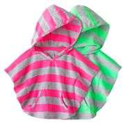 SONOMA life + style Striped Hooded Poncho Top   Toddler