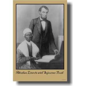    Abraham Lincoln with Sojourner Truth   Poster