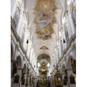  The Interior of St. Peters Church, Munich, Bavaria 