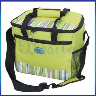 Outdoor Travel Food Beverage Hot Cold Insulated Lunch Bag Cooler Bag 