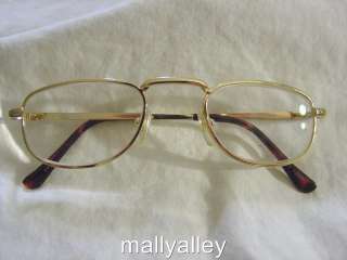 Foster Grant Reading Glasses Gold Metal NEW +2.25  