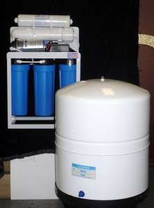   Commercial Reverse Osmosis Water Filter System 150 GPD with pump