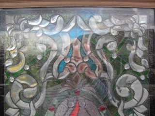 STAINED GLASS VICTORIAN STYLE ENTRY DOOR JHL28  