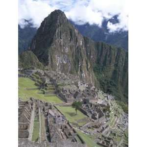  Classic View from Funerary Rock of Inca Town Site, Machu 