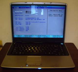 Gateway MX6028 MA2 Laptop 60 GB HD, 512 MB RAM, Battery, Win XP COA 