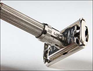 Vintage Gillette Slim Adjustable double edge safety razor DE date code 