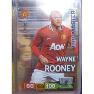 Wayne Rooney Top Master Rare Card Panini Adrenalyn Champions League 