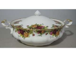 Royal Albert Old Country Roses Covered Vegetable Bowl  