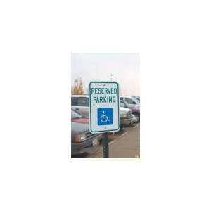  BRADY 115268 ADA Parking Sign,WA Reserved Parking 