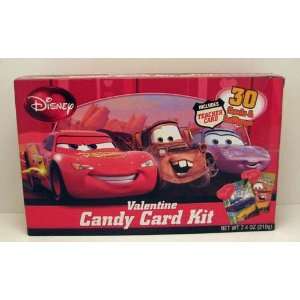   K2048 Disneys Pixar Cars Valentine Candy Card Kit 