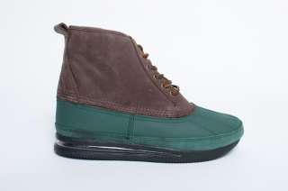 NEW MENS GOURMET THE 21 BROWN GREEN SUEDE LEATHER DUCK BOOTS SHOES 