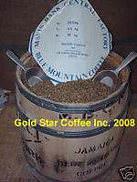 100% Jamaican Blue Mountain Coffee Green Beans   1 lb.  