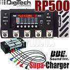 digitech rp500 multi effects guitar pedal bbe supa charger power 