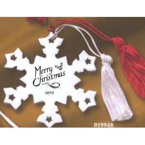  Merry Christmas Metal Snowflake Ornament: Everything Else